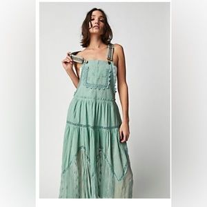 Blue Surf Trails End Skirtall Dress by Free People
